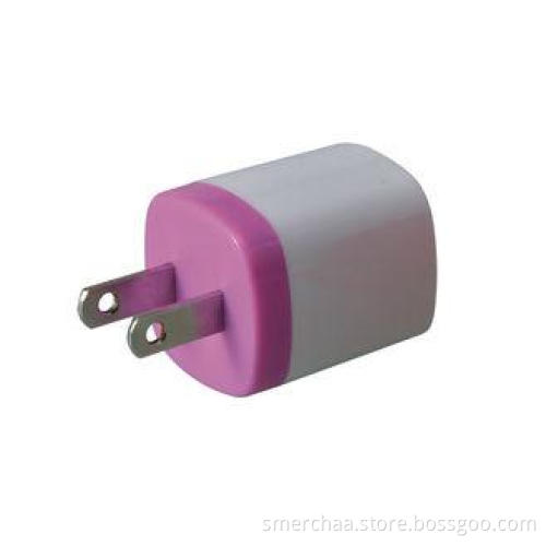Square EU Apple USB Wall Charger 5V 1A 50HZ / 60HZ 100V -